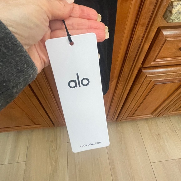 ALO Yoga Black Zip-Up Hoodie - Picture 6 of 7